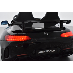 Mercedes AMG GT R 2 places Noir Métallisé, voiture électrique pour enfant, 12 volts 10 Ah