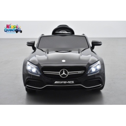Mercedes C63 S Coupé AMG Noir Métallisée, voiture électrique pour enfant, 12 Volts - 2 moteurs