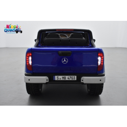 Mercedes Classe X Bleu Cavansite Métallisée, Ecran MP4, voiture électrique pour enfant, 12 Volts - 4 moteurs