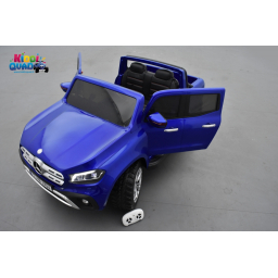 Mercedes Classe X Bleu Cavansite Métallisée, Ecran MP4, voiture électrique pour enfant, 12 Volts - 4 moteurs