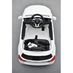 Mercedes GLA45 Blanc, voiture électrique pour enfant, 12 Volts - 2 moteurs 