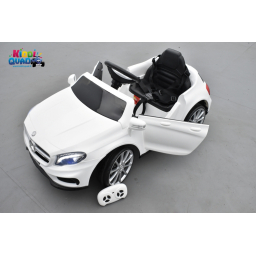 Mercedes GLA45 Blanc, voiture électrique pour enfant, 12 Volts - 2 moteurs 