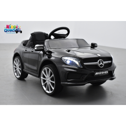 Mercedes GLA45 Noir Métallisée, voiture électrique pour enfant, 12 Volts - 2 moteurs 