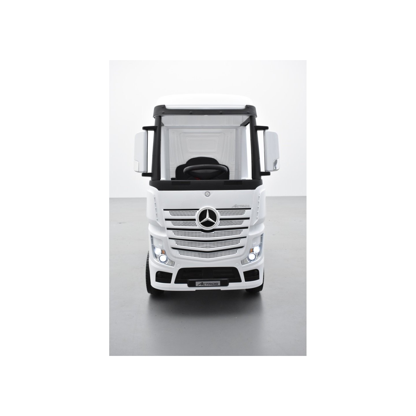 Mercedes Actros blanc 2 x 12V, camion électrique enfant 12 volts