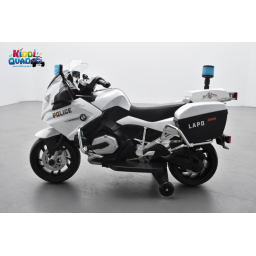BMW R 1200 RT Police blanc, moto électrique pour enfant 12 Volts