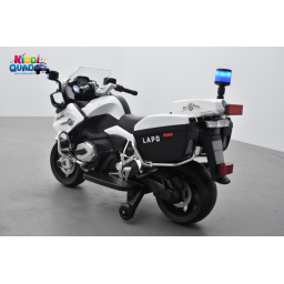 BMW R 1200 RT Police blanc, moto électrique pour enfant 12 Volts
