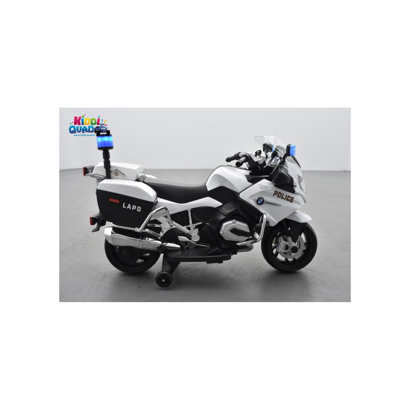 Moto électrique pour enfants de police ATAA avec roues en Gomme EVA