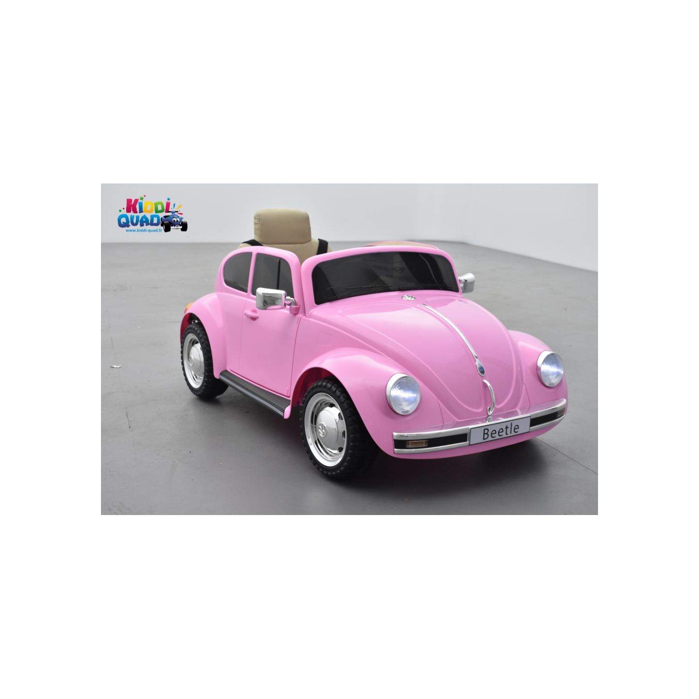 Volkswagen Coccinelle Dune Beetle blanc, 12 volts, voiture électrique  pour enfant