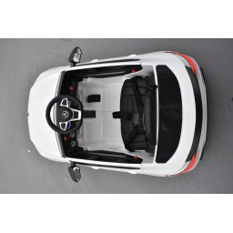 Mercedes GLC 63S Blanc, voiture électrique pour enfant, 12 Volts - 2 moteurs