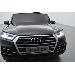 Audi Q5 TFSI 24 Volts 2 places noir Mythe métallisé, voiture électrique enfant télécommande parentale 2.4 Ghz, 2 moteurs 70 Watt