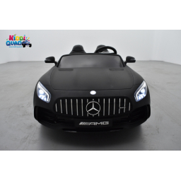 Mercedes AMG GT R 2 places Noir Mat, voiture électrique pour enfant, 12 volts 10 Ah