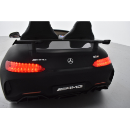 Mercedes AMG GT R 2 places Noir Mat, voiture électrique pour enfant, 12 volts 10 Ah