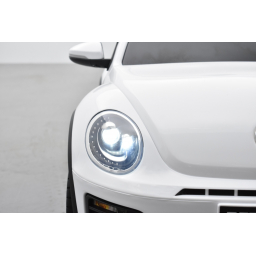 Volkswagen Coccinelle Dune "Beetle" Blanc, 12 volts, voiture électrique pour enfant