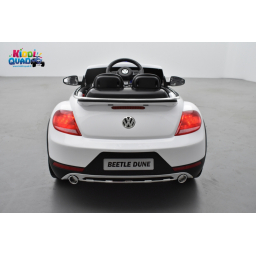 Volkswagen Coccinelle Dune "Beetle" Blanc, 12 volts, voiture électrique pour enfant