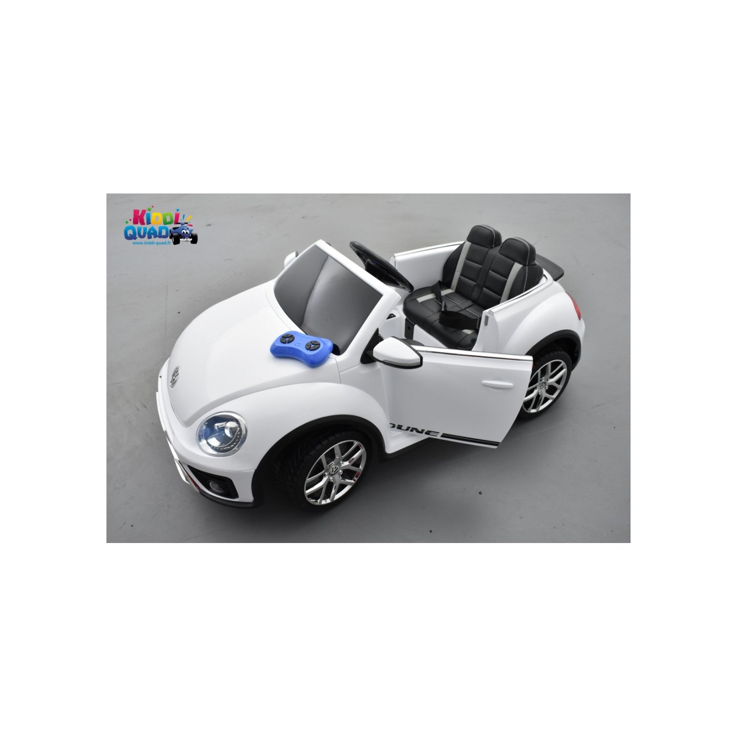Volkswagen Coccinelle Dune Beetle blanc, 12 volts, voiture électrique pour  enfant