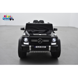 Mercedes MAYBACH G650-S Noir Métallisée, voiture électrique pour enfant, 12 Volts - 2 moteurs