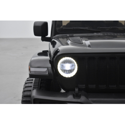4X4 Jeep Wrangler Rubicon Noir avec Ecran MP4, véhicule électrique enfant, 12V - 2 moteurs