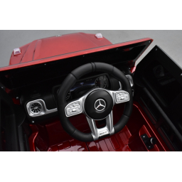 Mercedes G63 AMG rouge Métallisé, Bluetooth, voiture électrique pour enfant, 12 Volts - 2 moteurs