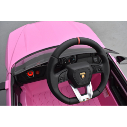 Lamborghini Urus 12 Volts Rose, voiture électrique enfant 12V - 7AH, 2 moteurs