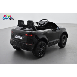 Range Rover Evoque Noir métallisé, voiture électrique pour enfant 12 Volts - 2 moteurs 