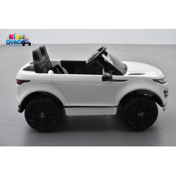 Range Rover Evoque Blanc, voiture électrique pour enfant 12 Volts - 2 moteurs 