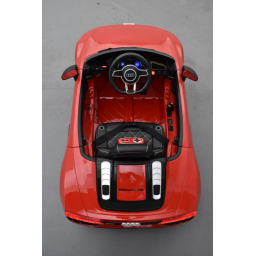 Audi R8 Spyder S Tronic 12 volts Rouge, voiture électrique enfant télécommande parentale 2.4 GHZ, 12 volts, 2 moteurs