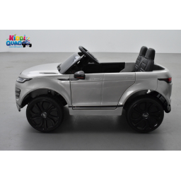 Range Rover Evoque Gris métallisé, voiture électrique pour enfant 12 Volts - 2 moteurs 