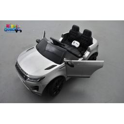 Range Rover Evoque Gris métallisé, voiture électrique pour enfant 12 Volts - 2 moteurs 