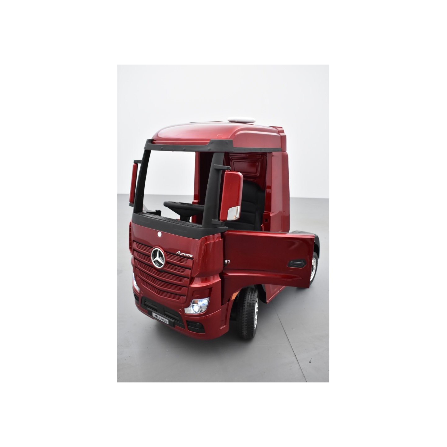 Remorque plateau camion Actros de chez Mercedes, remorque de camion  électrique pour enfant