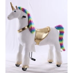 Kids-Horse Licorne, cheval à roulettes enfant 4 à 9 ans