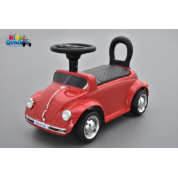 Trotteur voiture Volkswagen Coccinelle "Beetle" Rouge, porteur pousseur voiture