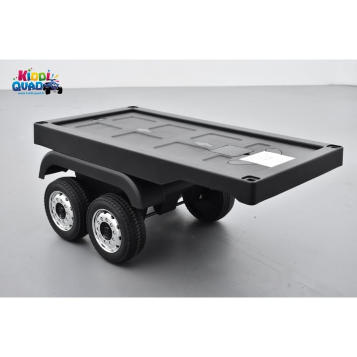 Remorque plateau camion Actros de chez Mercedes, remorque de camion électrique pour enfant