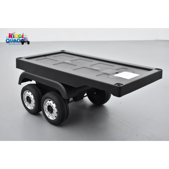 Remorque plateau camion Actros de chez Mercedes, remorque de camion électrique pour enfant