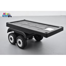 Remorque plateau camion Actros de chez Mercedes, remorque de camion électrique pour enfant