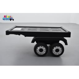 Remorque plateau camion Actros de chez Mercedes, remorque de camion électrique pour enfant