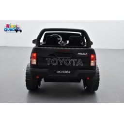 Toyota Hilux noir 24 Volts électrique pour enfant écran mp4, 4x4 électrique enfant 2 places