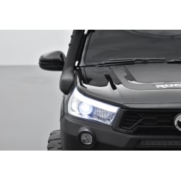 Toyota Hilux noir 24 Volts électrique pour enfant écran mp4, 4x4 électrique enfant 2 places