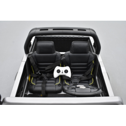 Toyota Hilux gris 24 Volts électrique pour enfant écran mp4, 4x4 électrique enfant 2 places