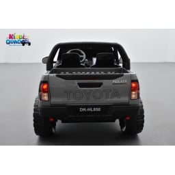 Toyota Hilux gris 24 Volts électrique pour enfant écran mp4, 4x4 électrique enfant 2 places