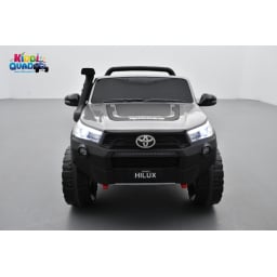 Toyota Hilux gris 24 Volts électrique pour enfant écran mp4, 4x4 électrique enfant 2 places