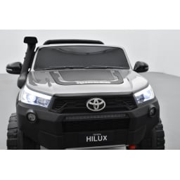 Toyota Hilux gris 24 Volts électrique pour enfant écran mp4, 4x4 électrique enfant 2 places