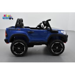 Toyota Hilux bleu 24 Volts électrique pour enfant écran mp4, 4x4 électrique enfant 2 places