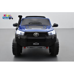 Toyota Hilux bleu 24 Volts électrique pour enfant écran mp4, 4x4 électrique enfant 2 places