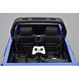 Toyota Hilux bleu 24 Volts électrique pour enfant écran mp4, 4x4 électrique enfant 2 places