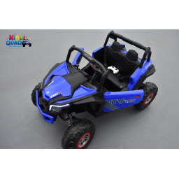Buggy Scorpion 24 Volts 7Ah bleu, 4 moteurs de 60 watts, buggy deux places, buggy électrique enfant