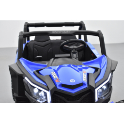 Buggy Scorpion 24 Volts 7Ah bleu, 4 moteurs de 60 watts, buggy deux places, buggy électrique enfant