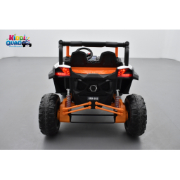 Buggy Scorpion 24 Volts 7Ah orange, 4 moteurs de 60 watts, buggy deux places, buggy électrique enfant