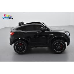 Mercedes GLC 63S AMG Noir Métallisée, Ecran MP4, voiture électrique pour enfant, 12 Volts - 4 Moteurs