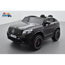 Mercedes GLC 63S AMG Noir Métallisée, Ecran MP4, voiture électrique pour enfant, 12 Volts - 4 Moteurs