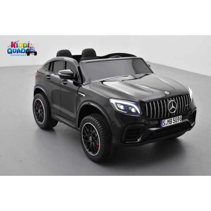 Mercedes GLC 63S AMG Noir Métallisée, Ecran MP4, voiture électrique pour enfant, 12 Volts - 4 Moteurs